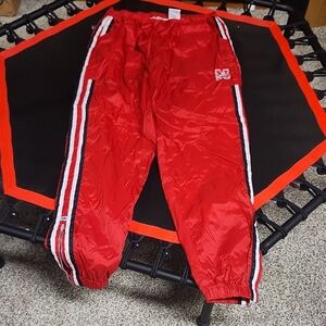 Red Oak  Vintage Mesh Lined Nebraska Husker Athletic Pants Mens L.#6